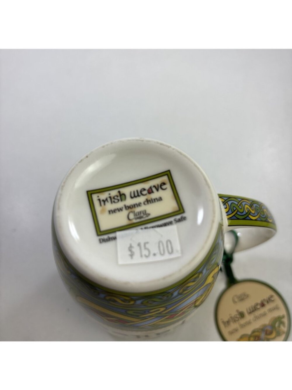 Irish Weave Ceramic Mug With by Clara Crafts ONE HUNDRED THOUSAND WELCOMES - Picture 6 of 6